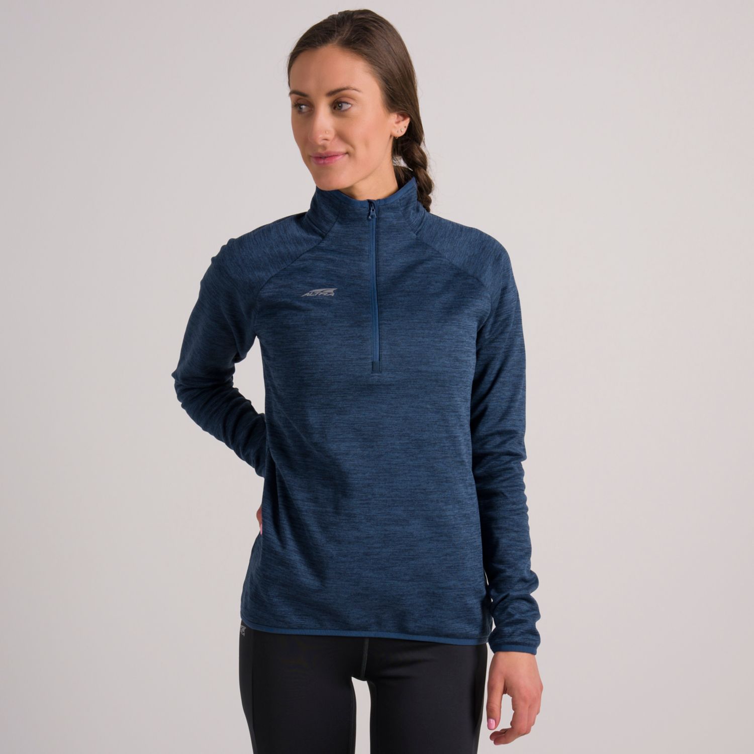 Altra Core 1/2 Zip Sweatshirt Dam Blå | Sverige-67139529