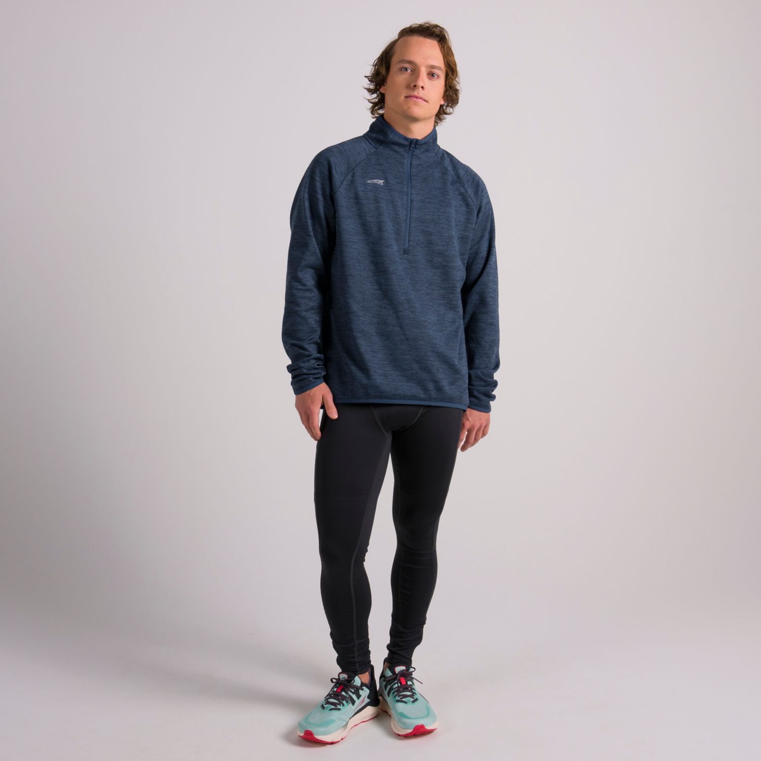 Altra Core 1/2 Zip Sweatshirt Herr Blå | Sverige-80631749