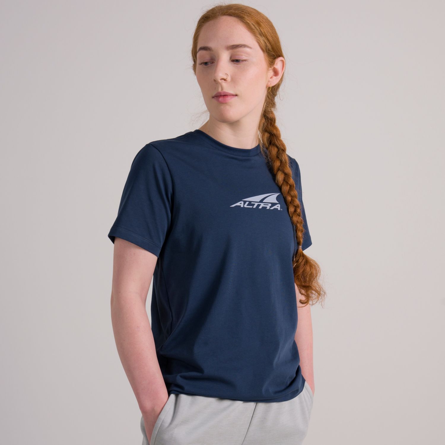 Altra Everyday Recycled T-shirt Dam Blå | Sverige-98361759