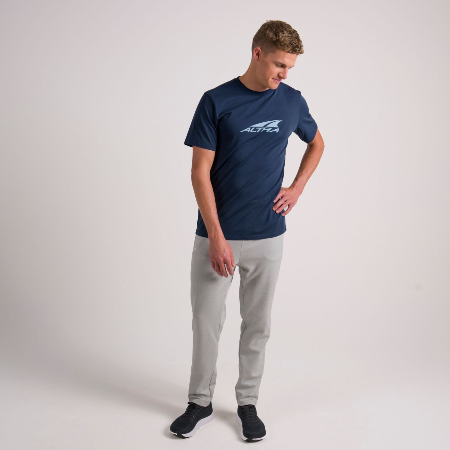 Altra Everyday Recycled T-shirt Herr Blå | Sverige-61920379