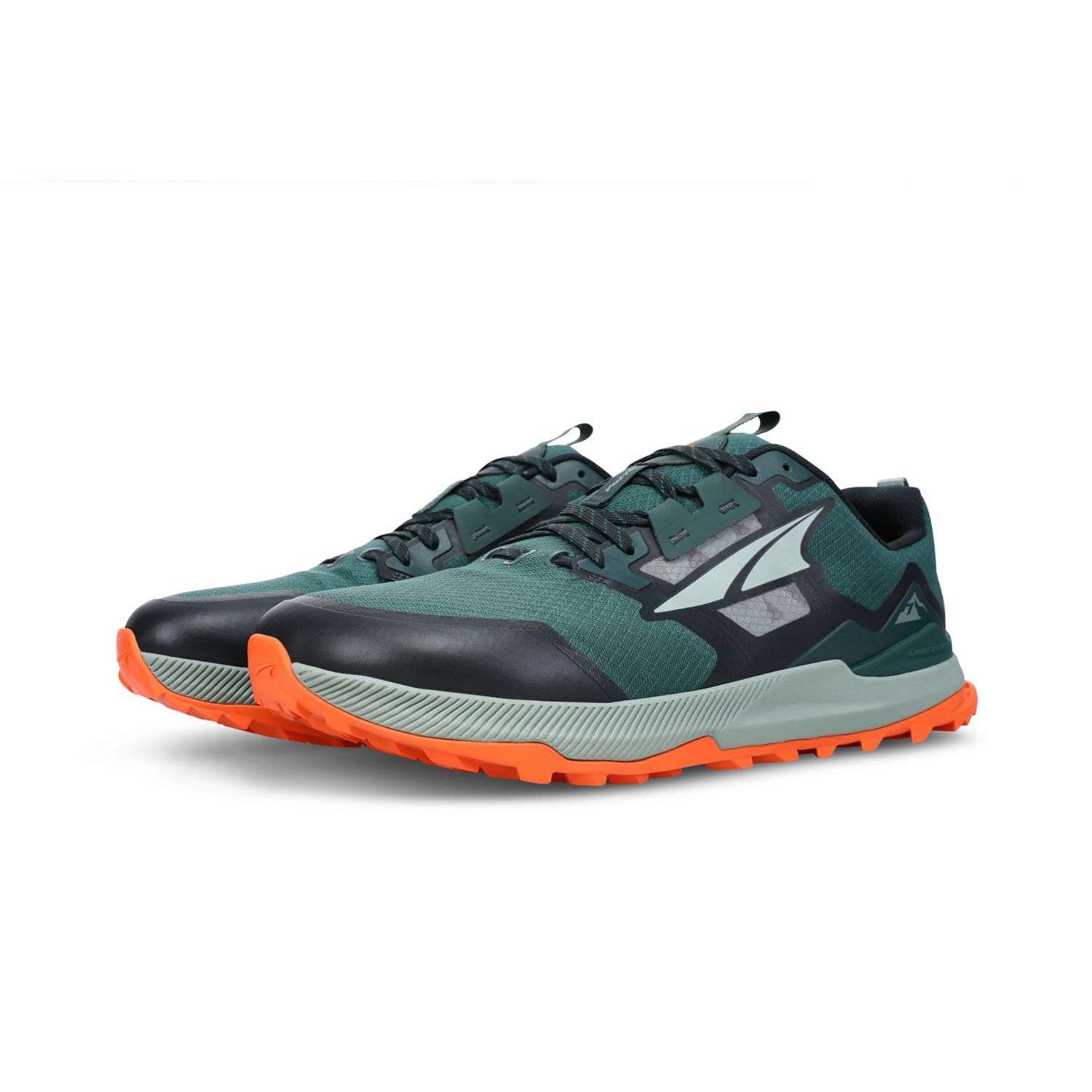 Altra Lone Peak 7 Trail löparskor Herr Gröna Svarta Orange | Sverige-24768539