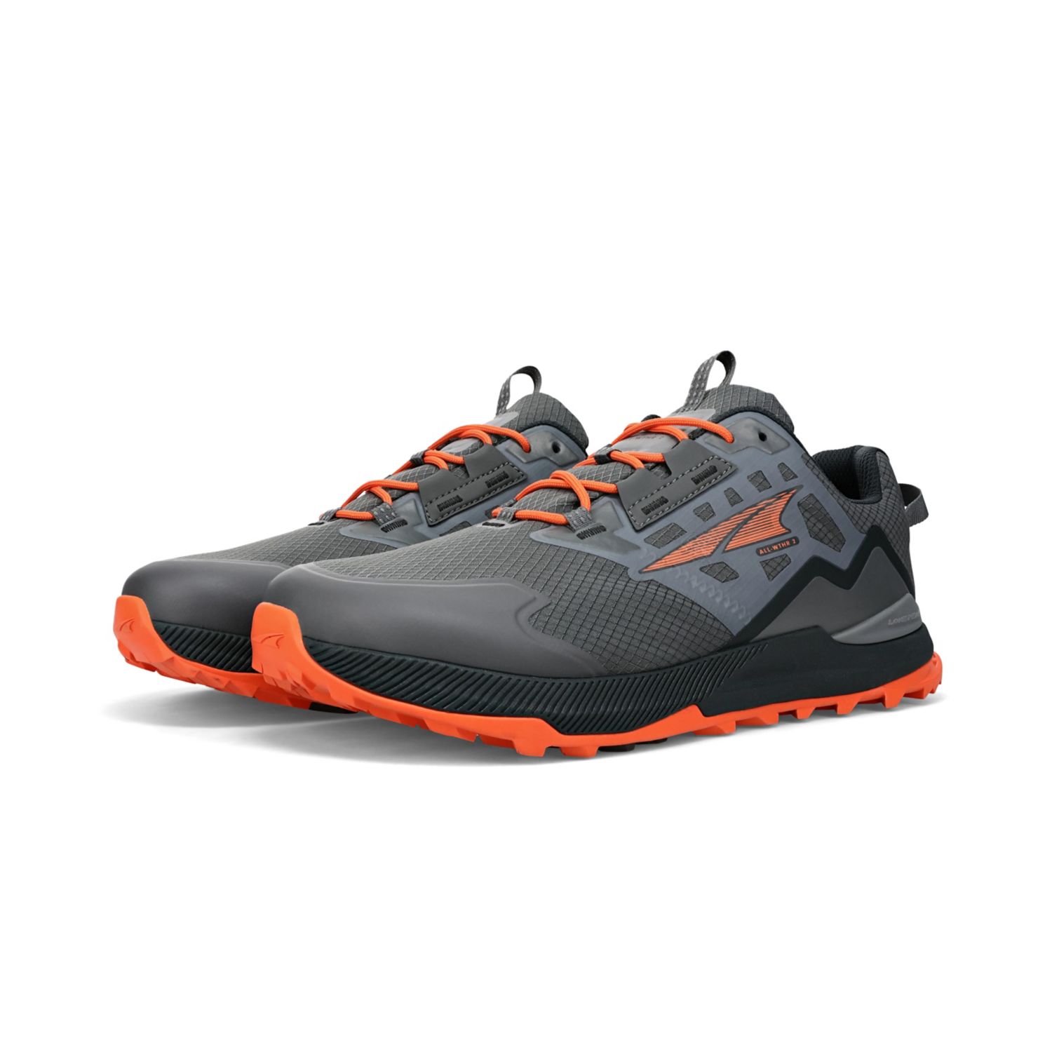 Altra Lone Peak All-wthr Low 2 Vandringsskor Herr Grå Orange | Sverige-06597439