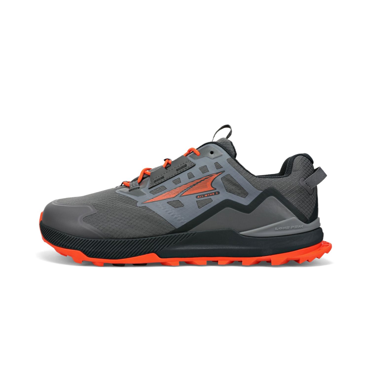 Altra Lone Peak All-wthr Low 2 Vandringsskor Herr Grå Orange | Sverige-06597439